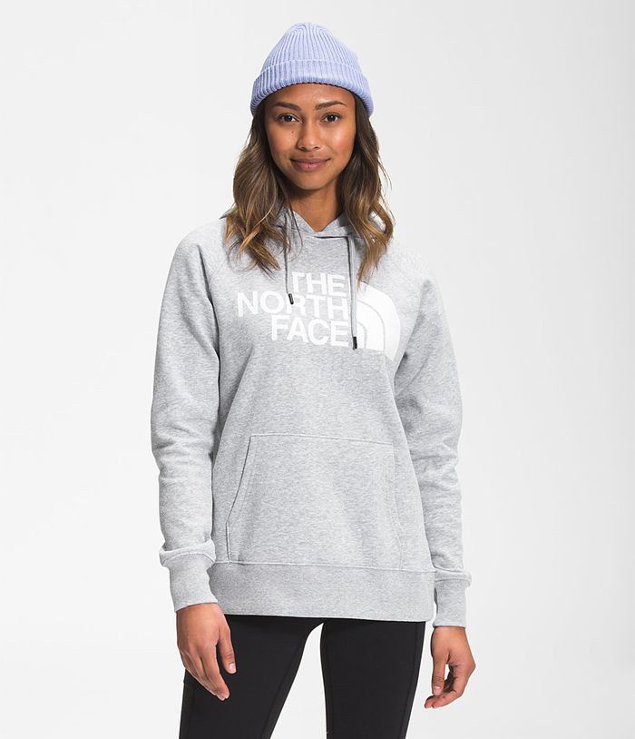 The North Face Hoodie Dames Half Dome Pullover CKAM74206 - Lichtgrijs